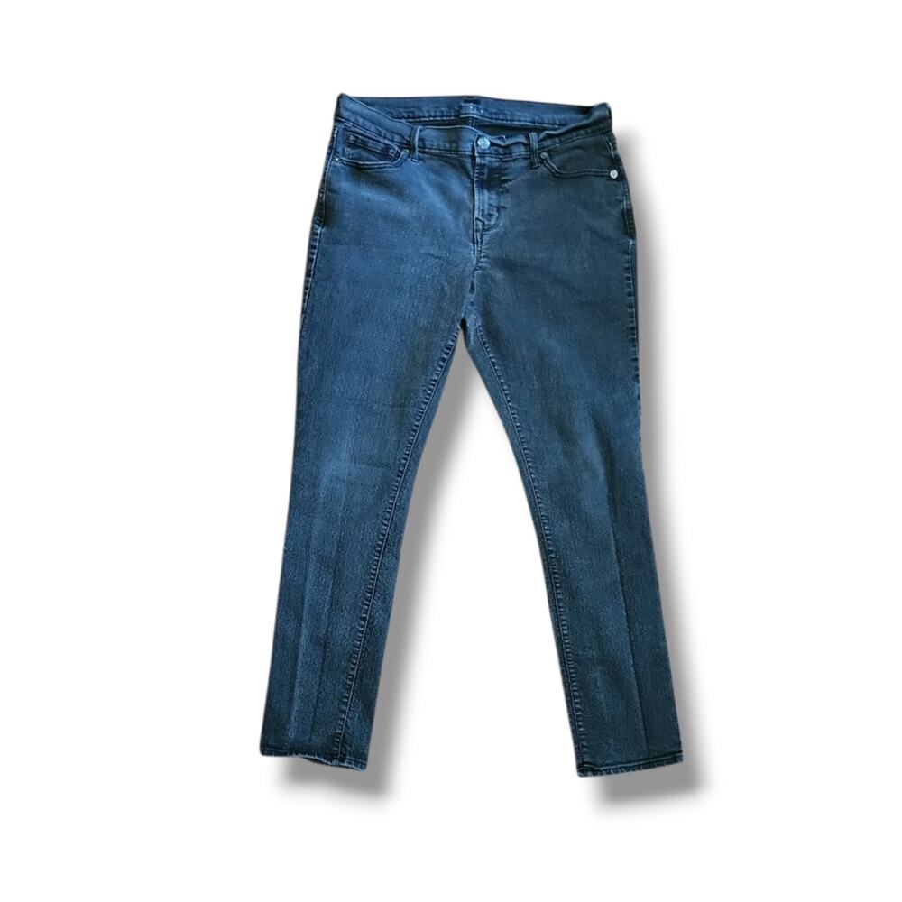 Old Navy Black Denim Curvy Skinny Jean